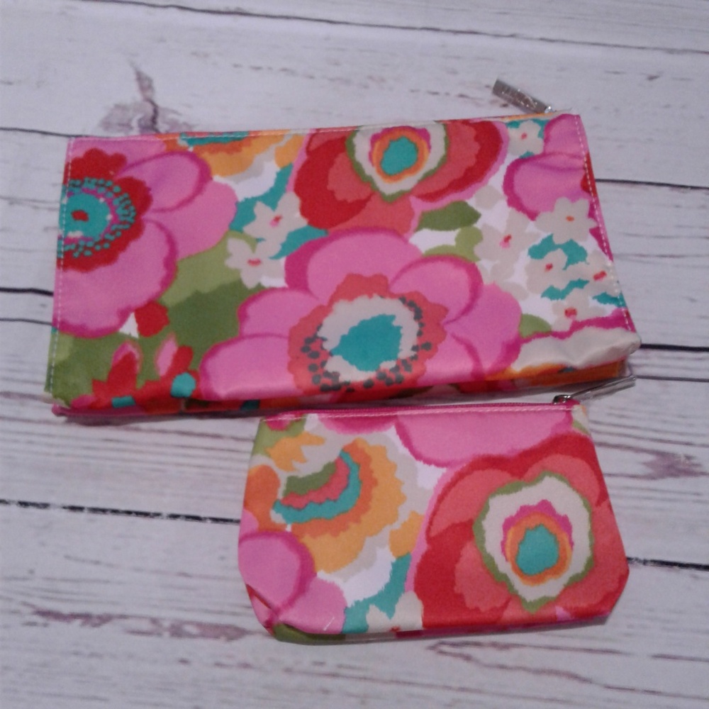 Clinique 2pc Cosmetic Bag Set